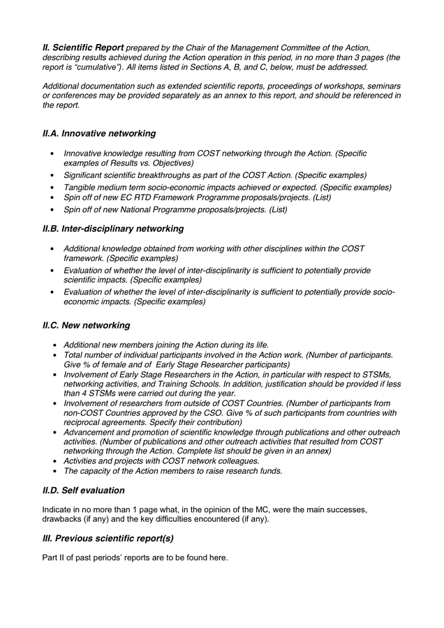 Progress Report Template in Word and Pdf formats page 4 of 4