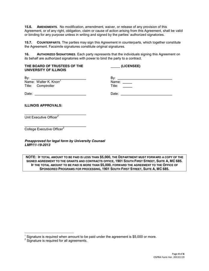 License Agreement In Word And Pdf Formats Page 4 Of 6