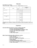 APPLICATION FOR EMPLOYMENT page 2 preview