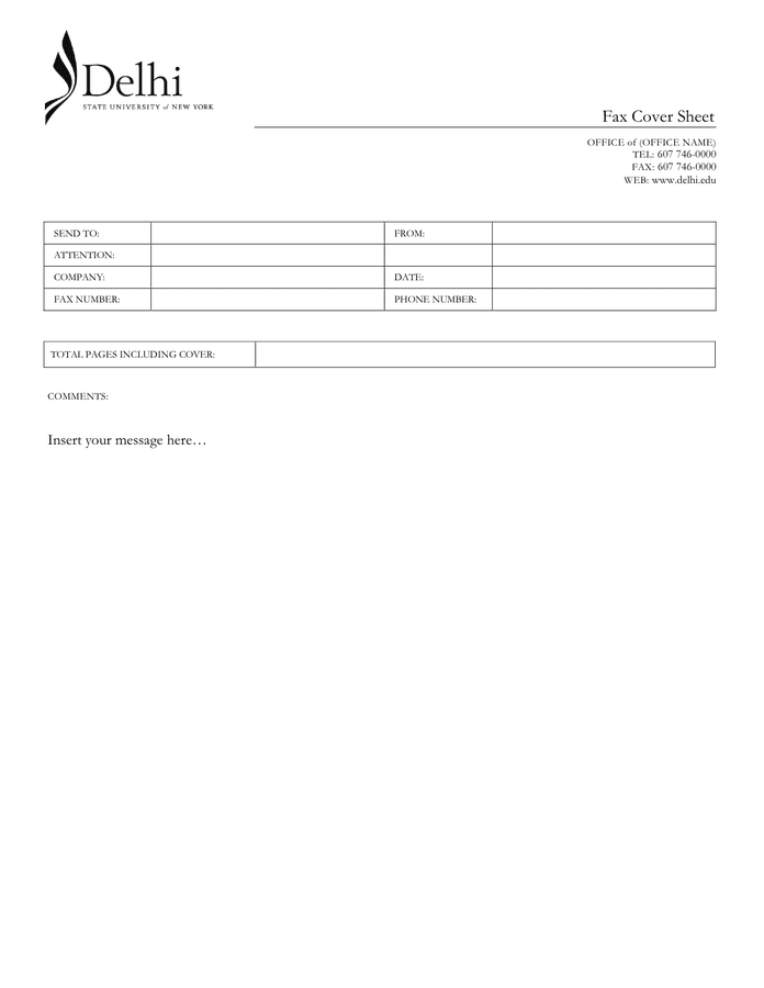 fax cover sheet in word and pdf formats