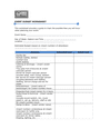 Sample budget & expense form page 1