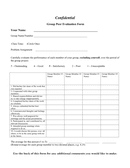 Team member peer evaluation form page 1 preview