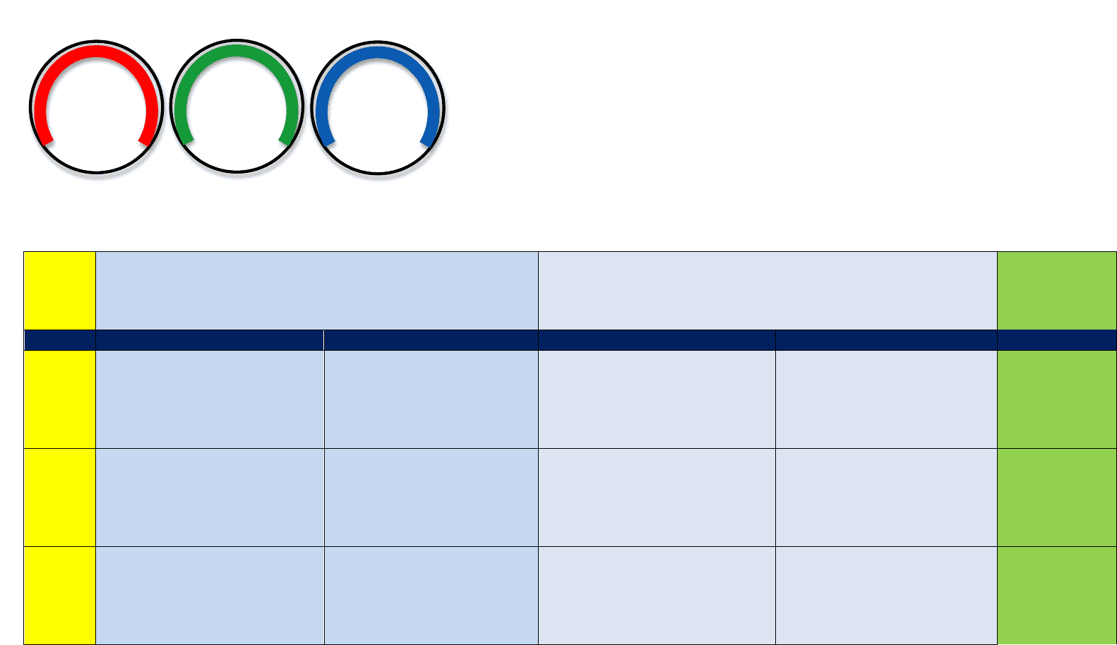 Mood / activity management chart in Word and Pdf formats