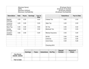 Sample paycheck stub template page 1 preview