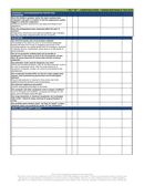 Checklist Template - download free documents for PDF, Word and Excel