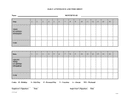 Daily attendance and time sheet page 1 preview