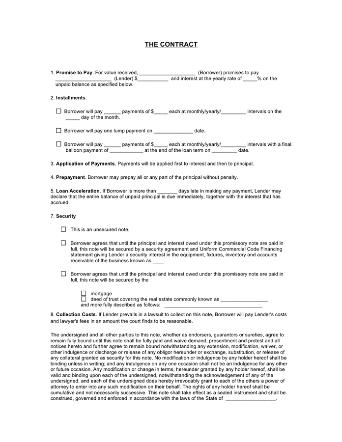 principal definition promissory note