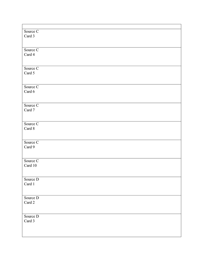 Note cards in Word and Pdf formats page 3 of 5