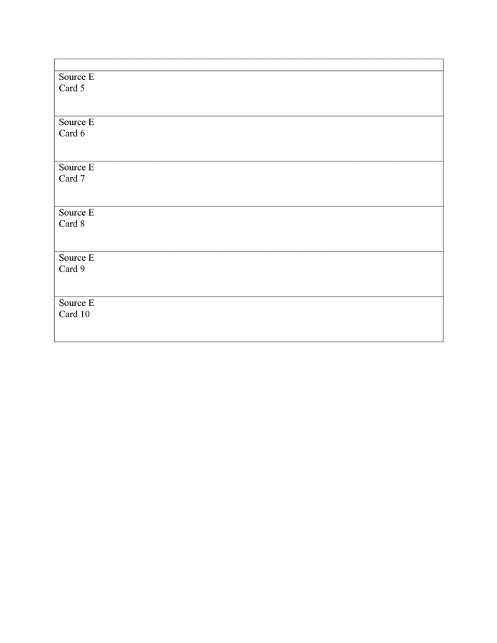 Note Cards In Word And Pdf Formats Page 5 Of 5