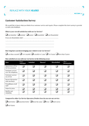 Customer Satisfaction Survey - download free documents for PDF, Word ...