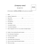 Biodata form page 1 preview