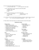 Wellness program employee interest survey page 2 preview