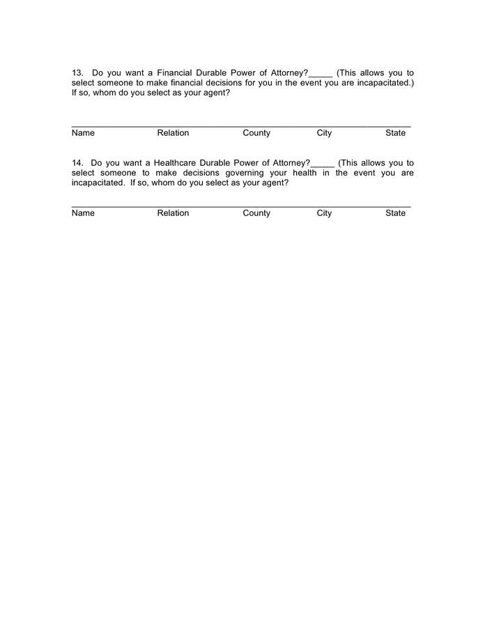 Questionnaire For Last Will And Testament Template In Word And Pdf questionnaire-for-last-will-and-testament-template-in-word-and-pdf