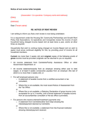 Notice of rent review letter template (Australia) page 1 preview