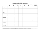 Roadmap Template - download free documents for PDF, Word and Excel