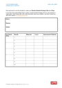 One page strategic plan template in Word and Pdf formats