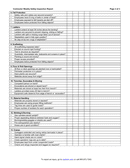 Contractor Weekly Safety Inspection Report Template page 2 preview