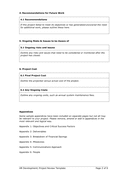 Project review report template page 2 preview