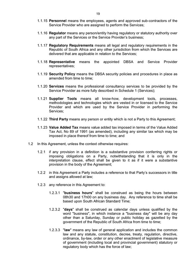 Memorandum of agreement in Word and Pdf formats - page 19 of 38