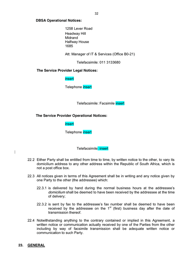 Memorandum of agreement in Word and Pdf formats - page 32 of 38