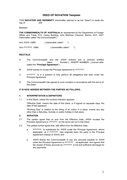 Deed of Novation page 2 preview