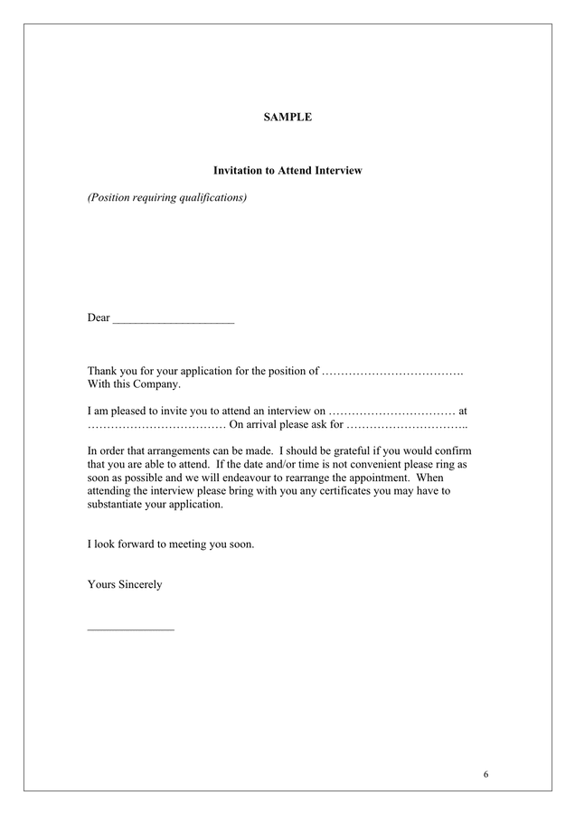 Sample Rejection Letter Following Receipt Of Application In Word And Pdf Formats Page 6 Of 12