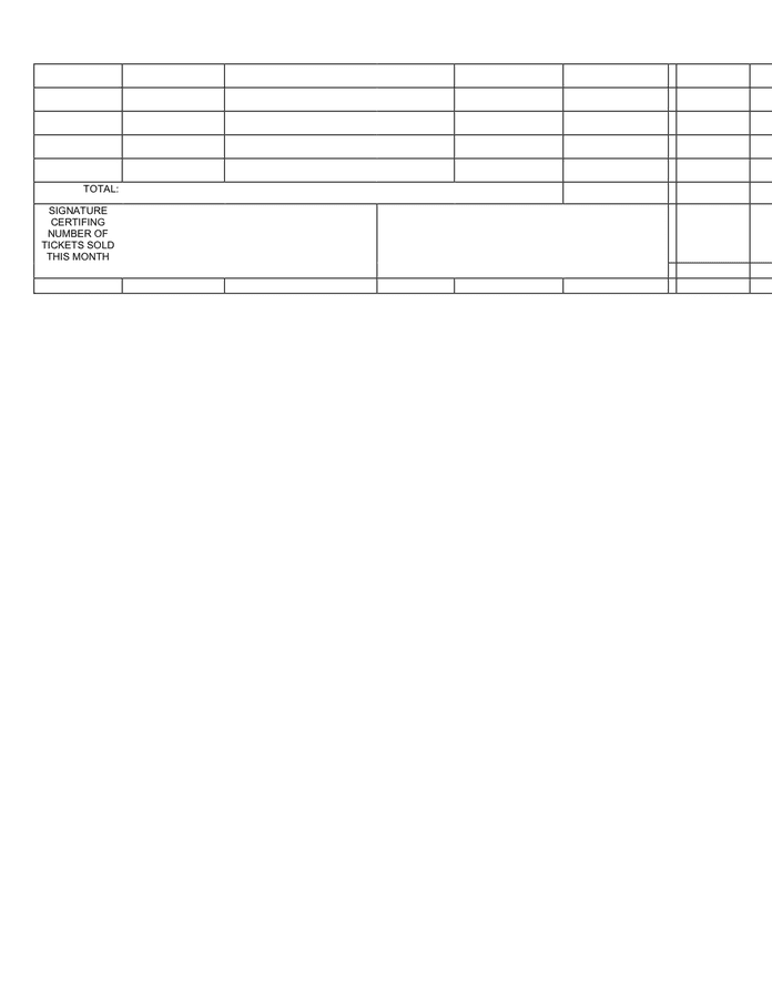 Ticket consignment agreement in Word and Pdf formats page 3 of 3