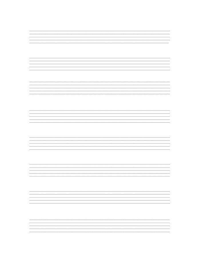 Staff paper in Word and Pdf formats