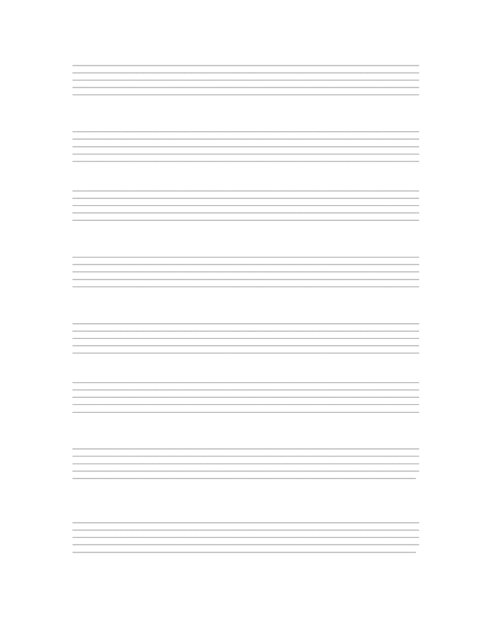 Staff paper in Word and Pdf formats page 4 of 5