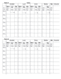 Glucose log sample in Word and Pdf formats