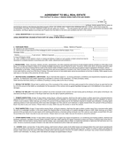 agreement to sell real estate template agreement to sell real estate template