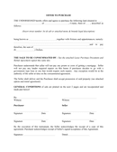 Offer to purchase sample document page 1 preview