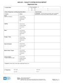 Sample facility system status report page 1 preview