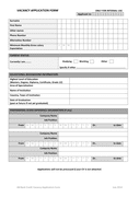 Bank credit vacancy application form page 2 preview