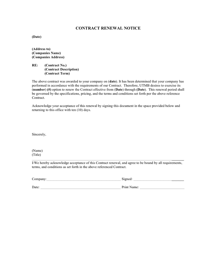 application letter for renewal of employment contract