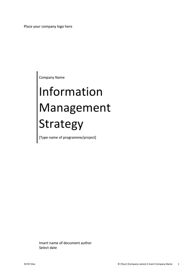 information-management-strategy-template-in-word-and-pdf-formats