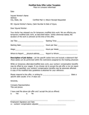 Modified Duty Offer Letter Template page 1 preview