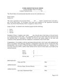 Work order / purchase order template page 1 preview
