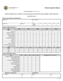 Vehicle inspection form page 1 preview