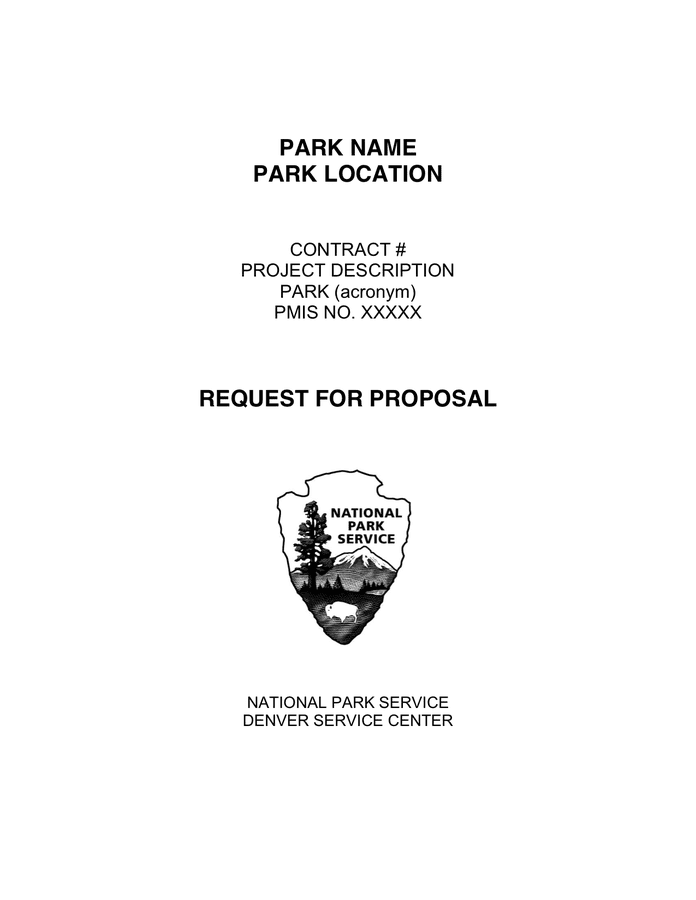 Request for Proposal Cover preview