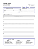 T-Shirt Order Form Template