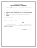 Supporting affidavit for electronic surveillance / listening device (Vermont) page 1 preview