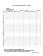 Dish machine temperature log sheet in Word and Pdf formats