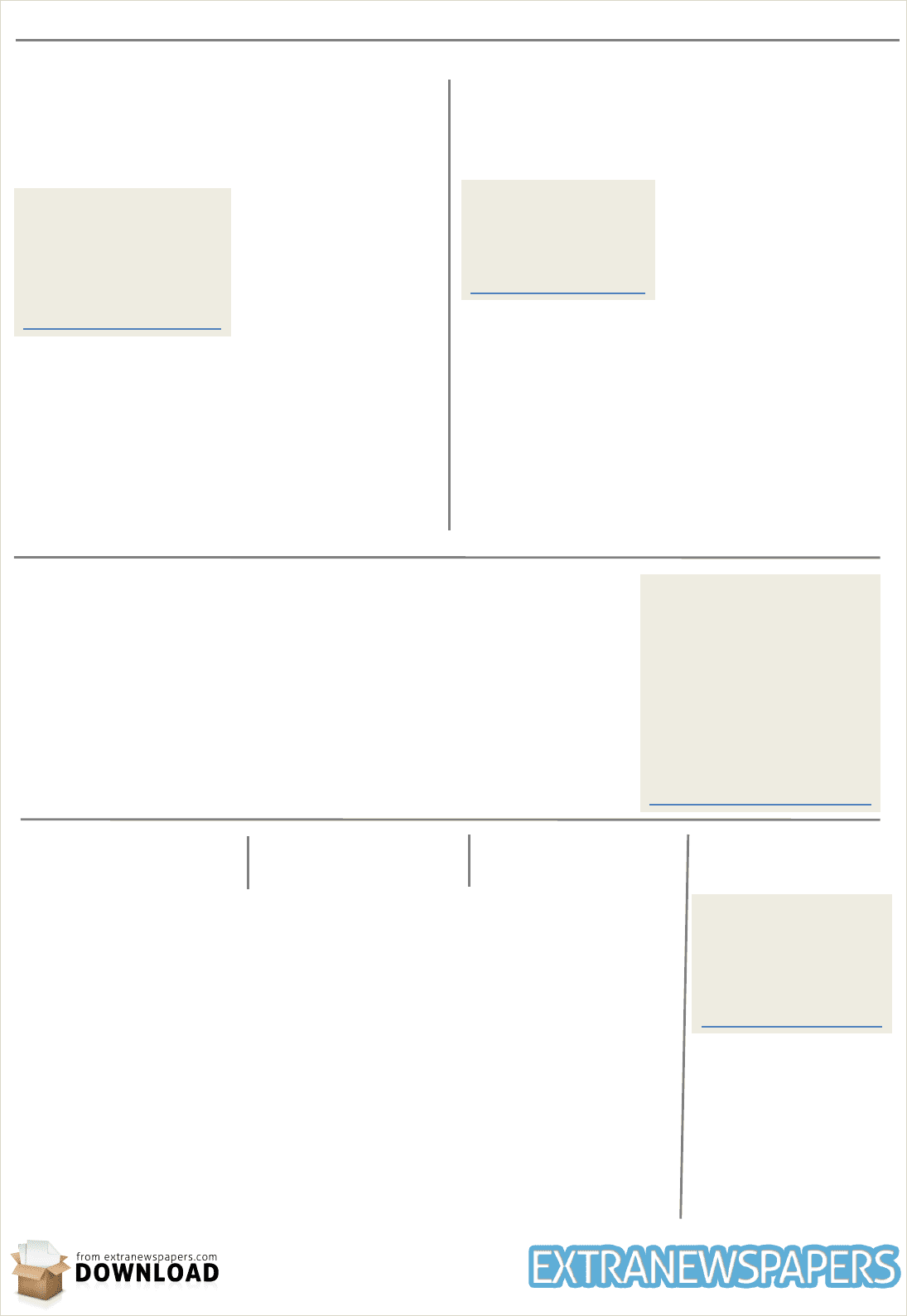 Newspaper template in Word and Pdf formats - page 2 of 2
