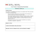 Proposal template (Canada) page 1 preview