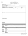 Medical appointment form in Word and Pdf formats