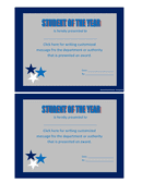 Award certificate template page 1 preview