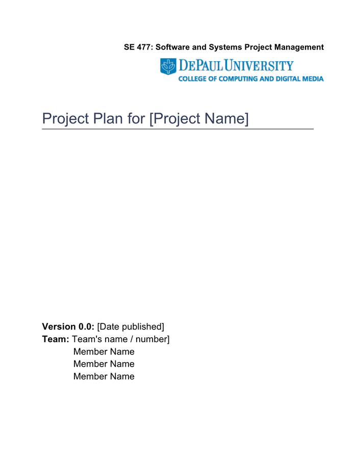 Project plan checklist - download free documents for PDF, Word and Excel