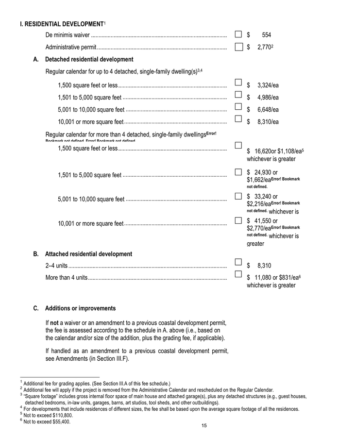 Application For Coastal Development Permit (California) In Word And Pdf ...