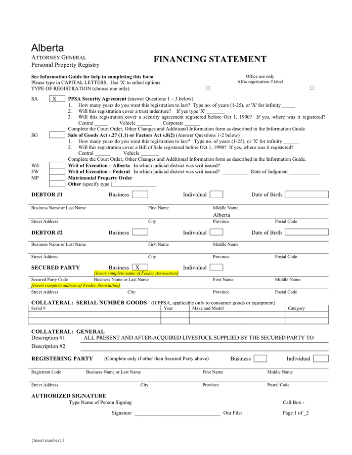 financing-statement-template-canada-in-word-and-pdf-formats